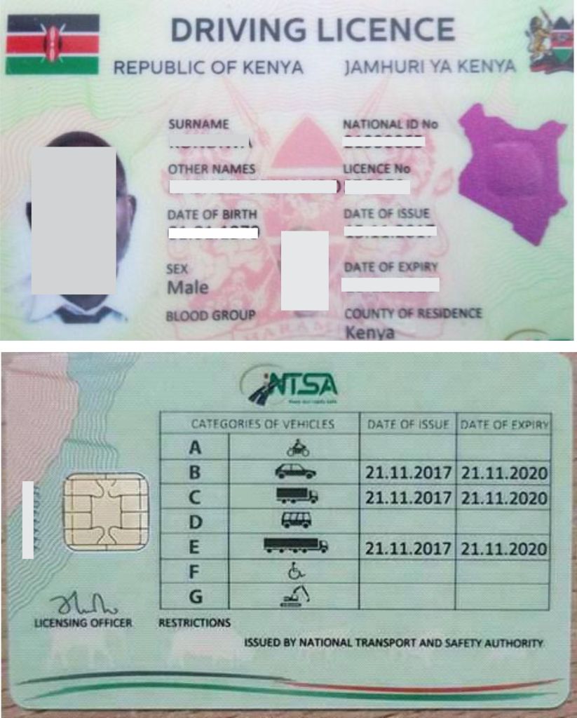 Kenyan Smart Driving Licence Application Procedure